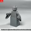 MOC Bricks 4cm Figure Wear Sleeve Arm Ancient China Dress Han Chinese Clothing Accessories Assembled Building Blocks Kids Toys