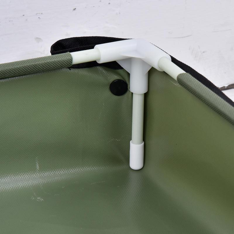 80x80x10cm Foldable Shower Base Outdoor Tent RV Camping Awning Shower Tray Portable Shower Pan for Pet Bath RV Camping Travel