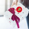 62KD Roll of 500Pcs Christmas Stickers Thank You Cards Gift Box Decorations