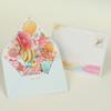 3D Pop-up Flowers Postcard with Envelope Romantic Flower Birthday Christmas Card Paper Greeting Cards Blessing Message Card