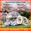Casă gonflabilă cu bule Cort cu bule transparent, Cupolă cort gonflabil cu bule transparente din PVC cu suflantă pentru petrecerea copiilor Balon Grădină