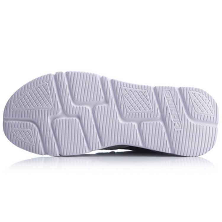 Li Ning Mark Lite Shock Absorption Non-Slip Wear-Resistant Low-Top Sports Casual Shoes Men Sneaker Black White AGCQ039-3