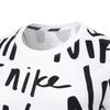 Nike Sportswear Letter Round Neck Comfortable Short Sleeve Regular T-Shirt Women Tops White Black CD8248-100