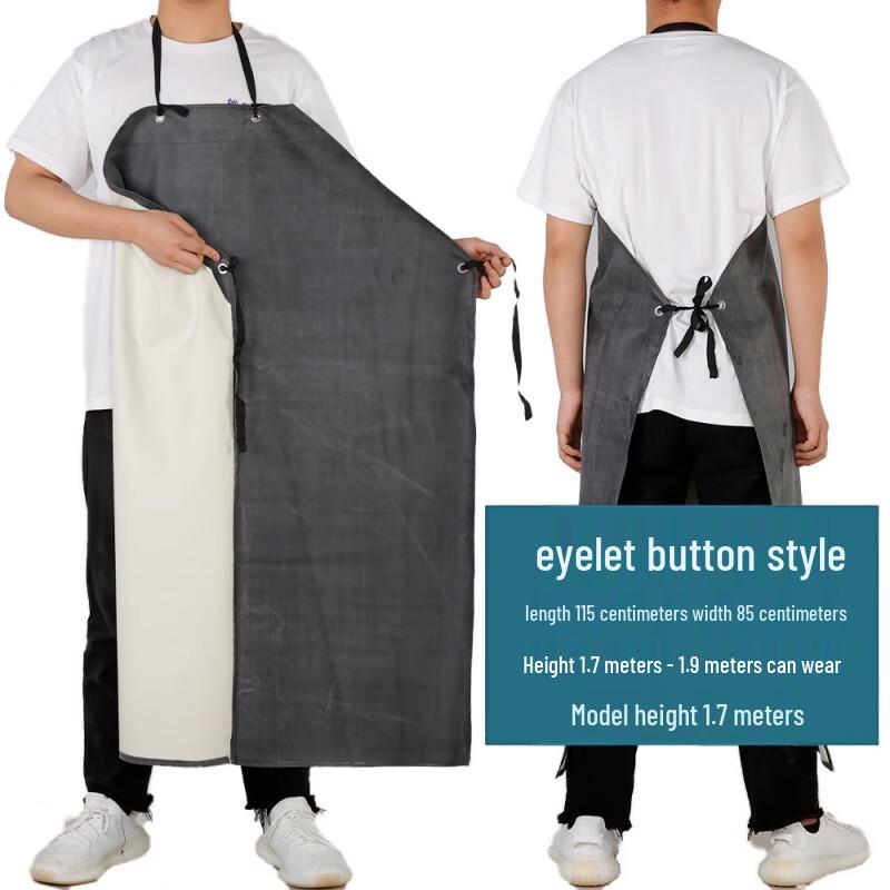 Durable Waterproof Adult Apron with Eyelet Buckle