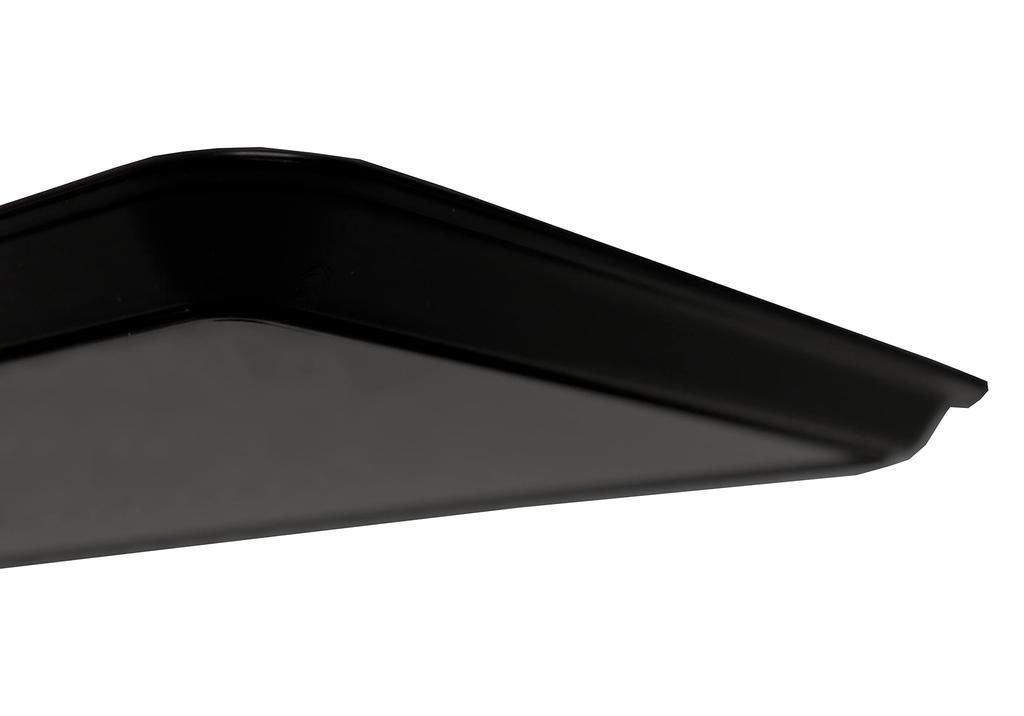Chopla Kogyo Pull-Up Tray 3120, Black, Non-Slip, W30.7 X D19.8 X H1.7cm, 201098, Made In Japan