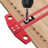 Multifunction T Shape Ruler with Clear Marking Precisions T Shaped Measuring Tool Aluminum Rule Tool for Engineering, Art