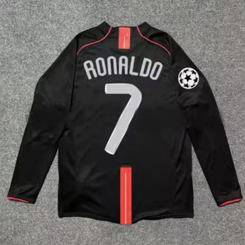 Retro Vintage Ilgām Piedurknēm Futbola Krekls