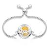 Women's Openable Titanium Steel Essential Oil Diffuser Bracelet