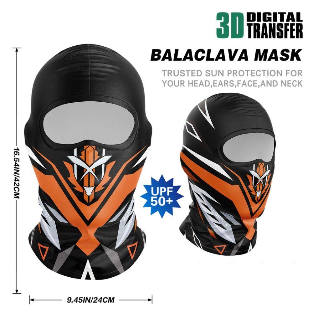 Breathable Motorcycle Balaclava Lightweight Riding Headwear Cycling Full Face Mask  for Motorcycle