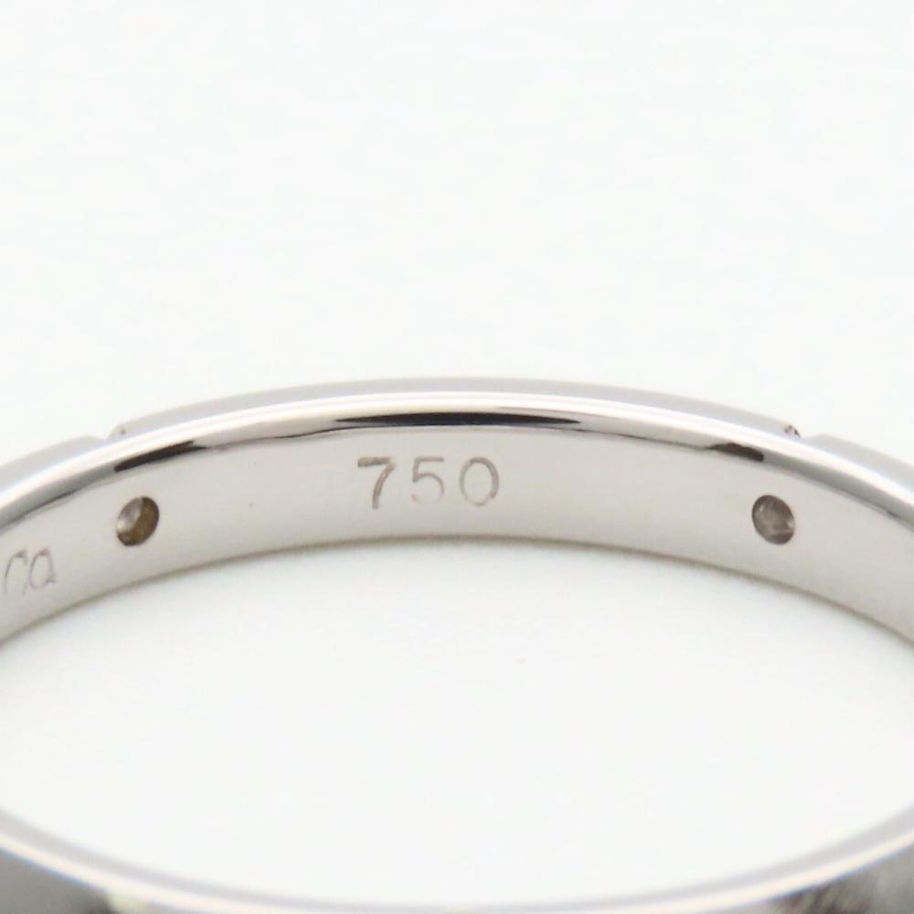 Used TIFFANY&Co. Ring Streamerica Narrow EU#50 K18 White Gold/diamond 2.5g White Gold 5PD