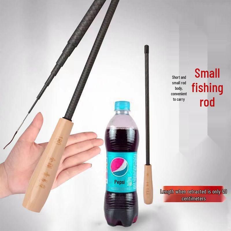 Mini Children's Fishing Rod Kit: Compact Micro-Lure Rod for Stream Fishing and Small Fish