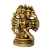 Ídolo Murti Estatua de Latón Panchmukhi Hanuman Anjaneya Pavan Putra Bajrangbali (2.5 pulgadas)