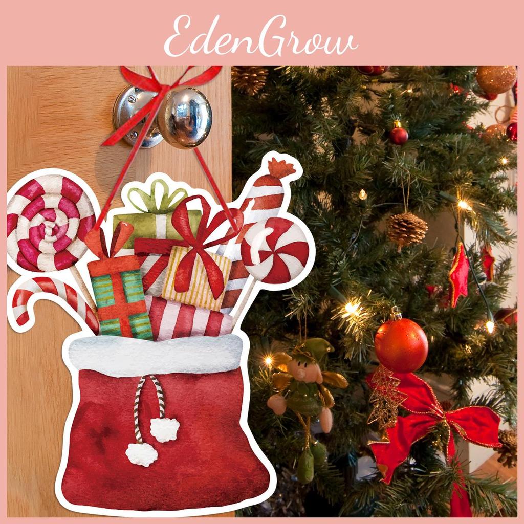 Holiday Scene Setting Paper Door Hanging Decorations For Christmas Party And Seasonal Events