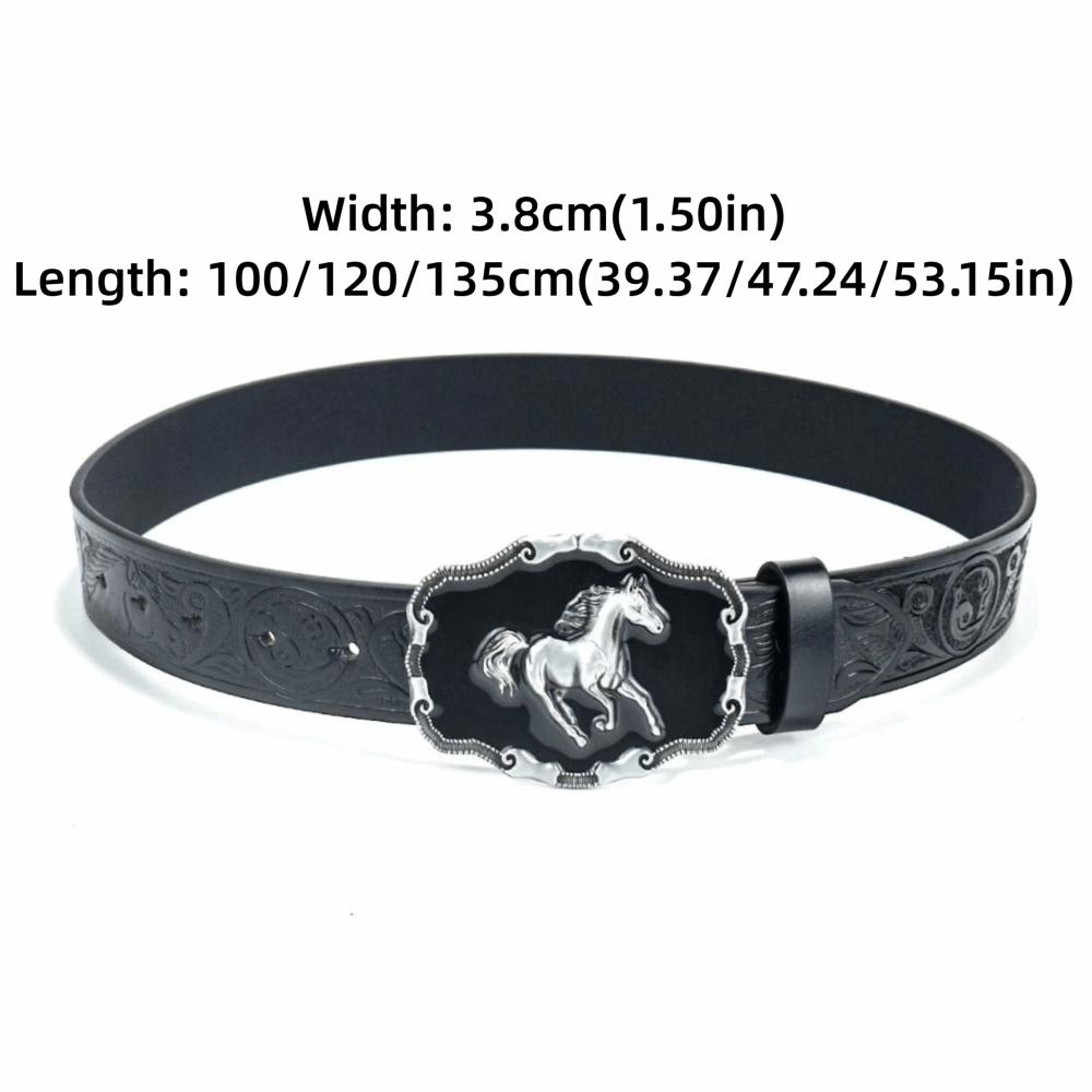 Luxury Design Western Cowboy Belt Trendy Brand Cowboy Waist Belt For Men Woman