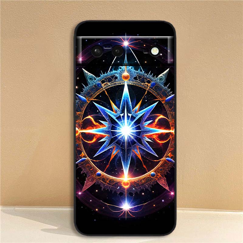 

Cosmic Starry Sky Pattern Phone Case For Google Pixel 10 9a 9 8A 8 7 7A 6 6A Pro XL 2024 5G Black Soft TPU Silicone Google Pixel 6a