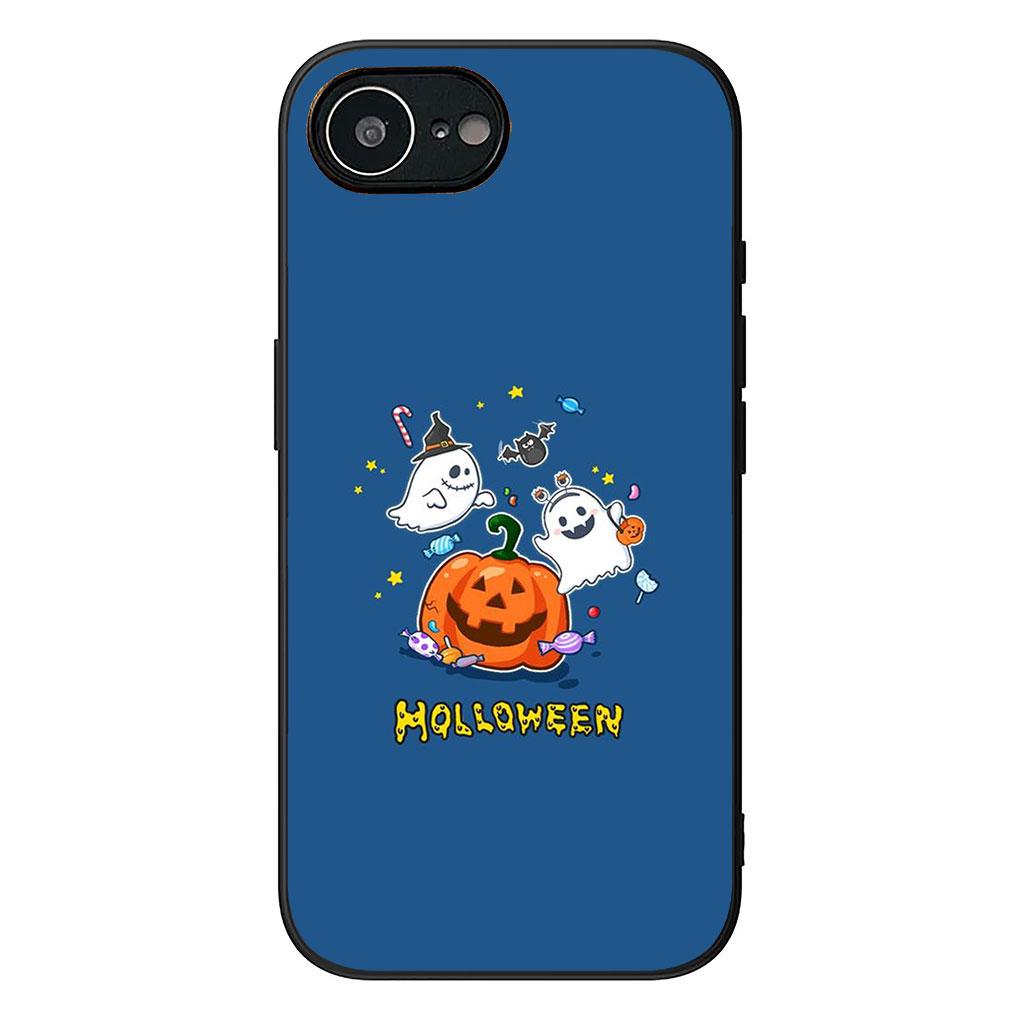 Halloween Little Ghost with Pumpkin Cover for Motorola Moto Edge 50 30 Fusion 40 NEO Ultra Pro E14 G20 E15 G35 G84 G13 G53 Case