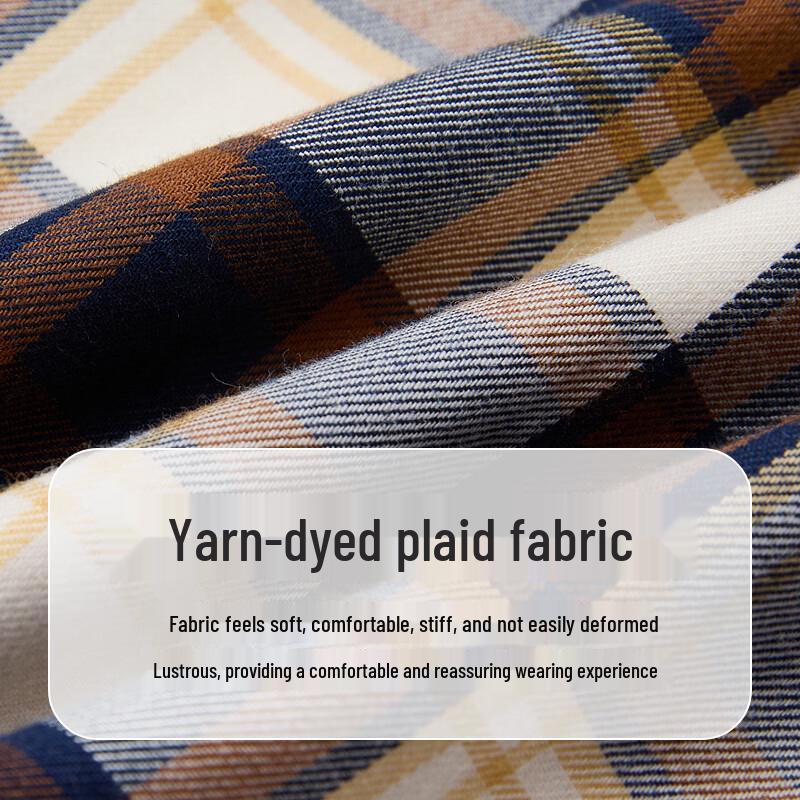PawinPaw Boys' Cartoon Bear Plaid Lapel Shirt