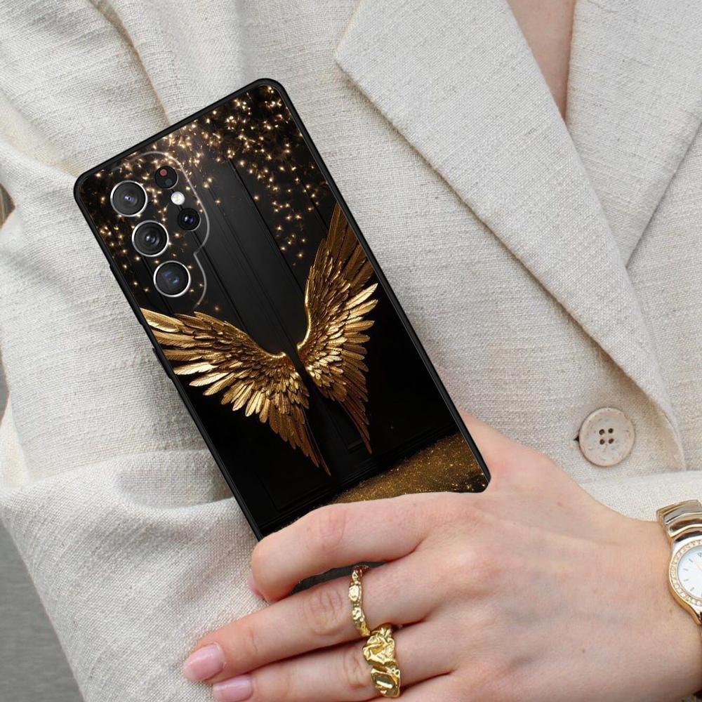 Exquisite Wings Cell Phone Case for Samsung Galaxy S26 Ultra S25 S24 S23 S22 S21 S20 Note10 Cover