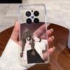 Green Fluffy Cartoon Rabbit Pattern Phone Case For Vivo X300 Pro Transparent TPU Soft Cover Shockproof Couple Protective Shell