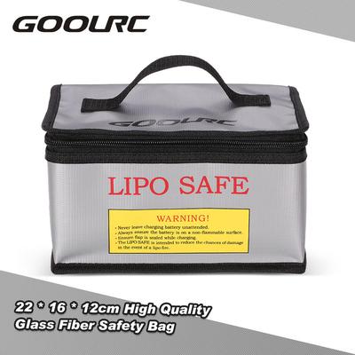 Borsa di sicurezza per batteria LiPo RC in fibra di vetro di alta qualità da 22 * ​​16 * 12 cm