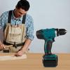 Wall Mounted Drill Holder Set Of 5 For 18V Cordless Tools Heavy Duty ABS Bracket With Secure Storage Space Saving Design