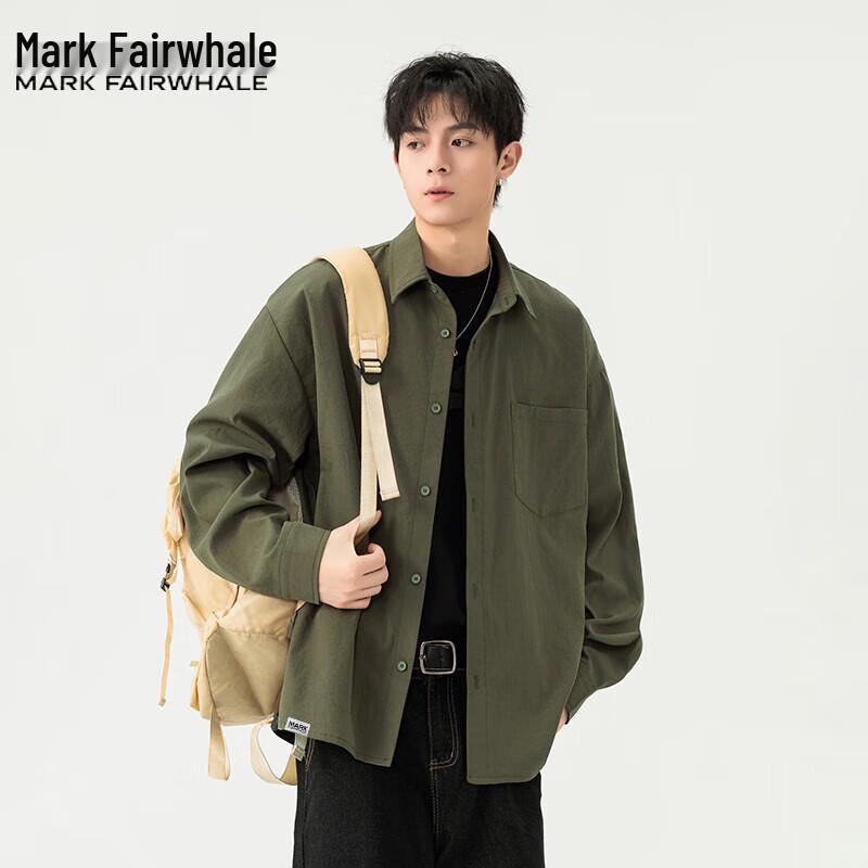 

Mark Fairwhale Men s Casual Long-Sleeve Shirt 3XL
