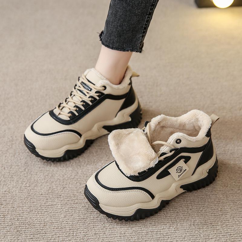 2024 Women Platform Shoes Height Increasing Chunky Sneakers High Quality Female Vulcanized Shoes Sneakers Casual Ladies Trainers