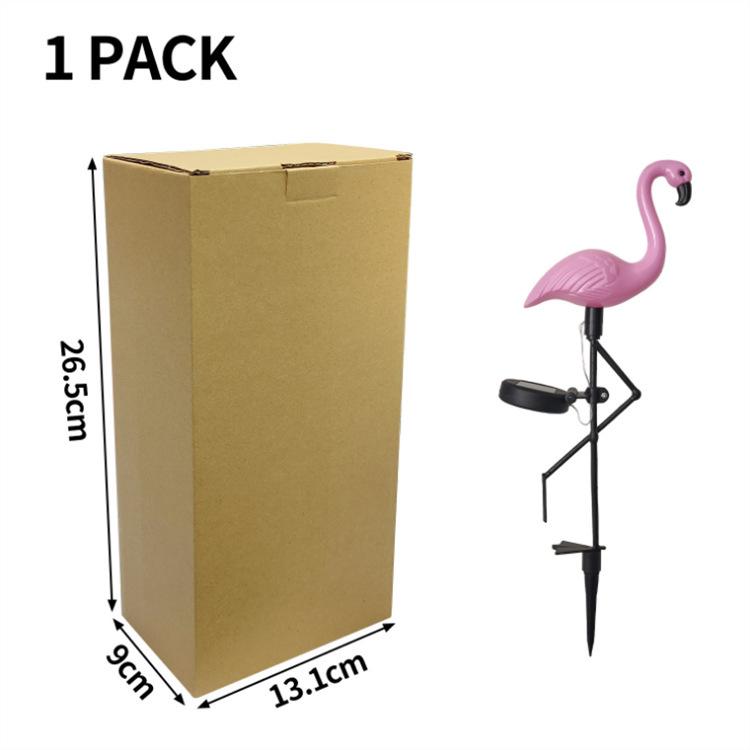 LED Solar Flamingo Garden Light - Outdoor Decorative Stake for Courtyard