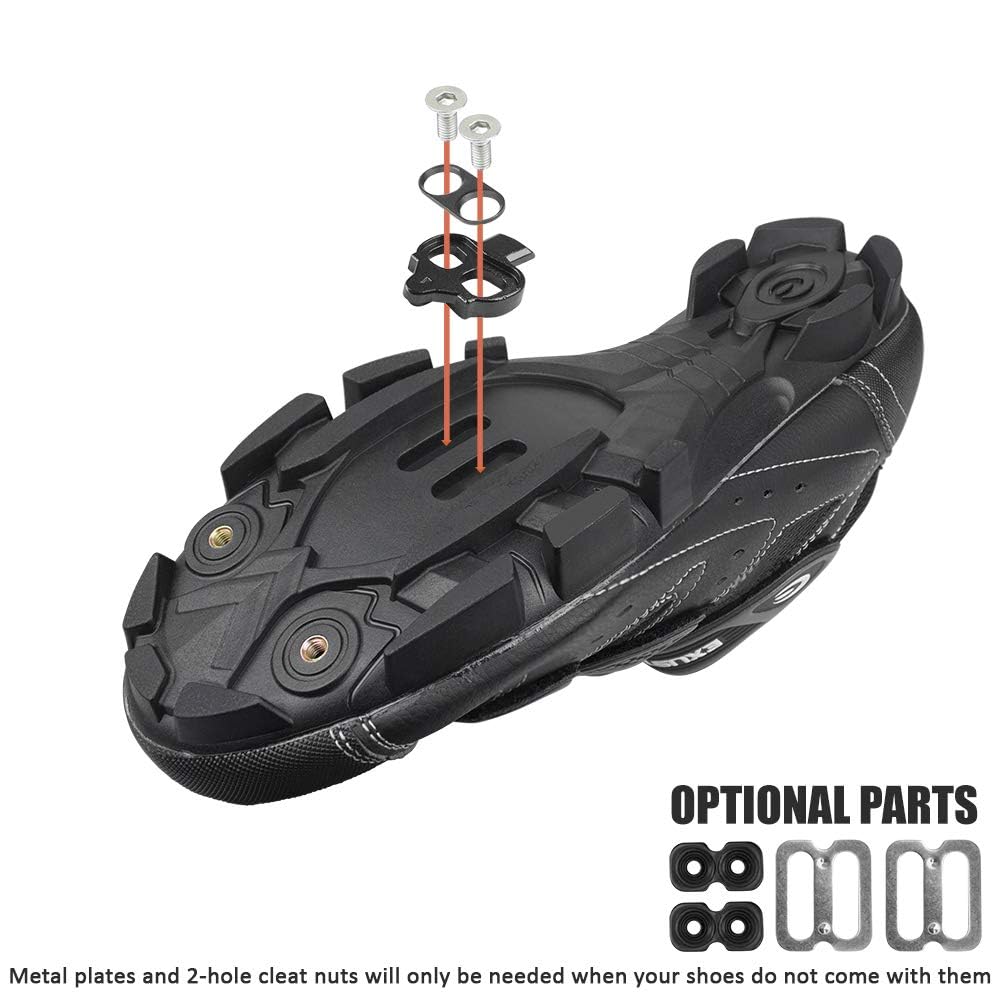 Shimano SPD Compatible Cleat Set for MTB Bicycles, Single Mode, BV-CT-01-SPD