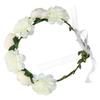   Flower Wreath Headband Floral Garland Headpiece Artificial Floral Crown for Women