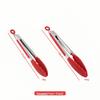 High-Heat Food Grade Silicone & Stainless Steel Tongs for Grilling and BBQ