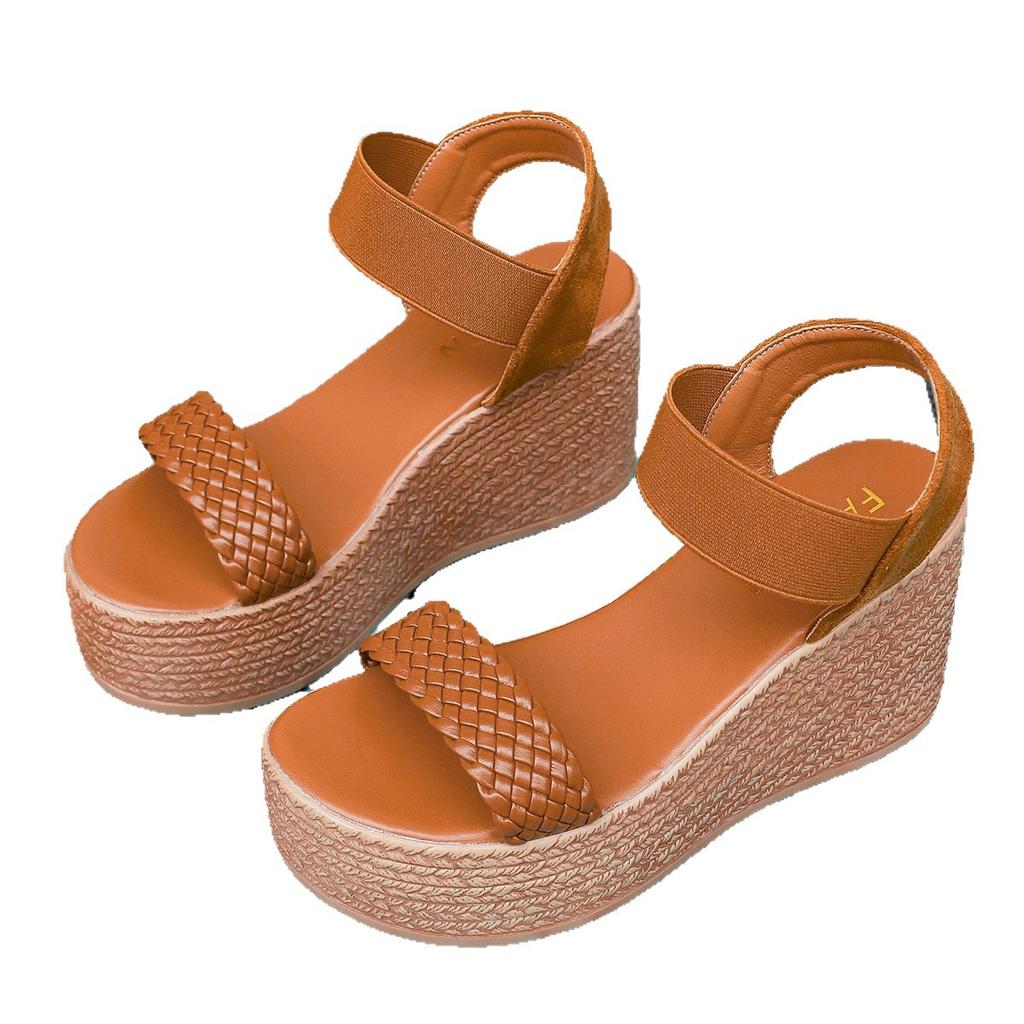 Damenschuhe mit hohen Absätzen, Plateau-Schuhe, Sandalen