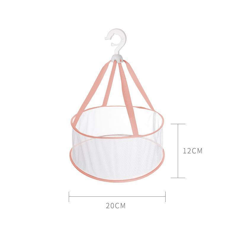 

Сумка для сушки кистей для макияжа, сетчатый карман, антидеформационная сетчатая корзина для сушки, инструмент для сушки в домашних условиях розовый