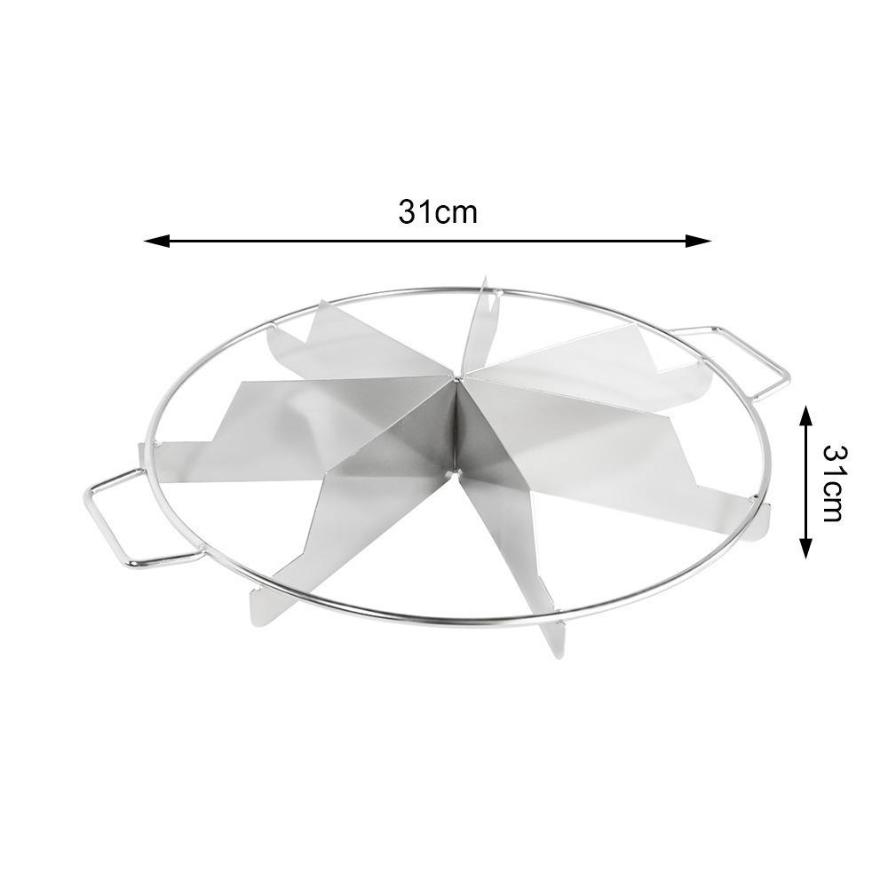 

Stainless Steel Pizza Slicer 6/7/8-Slice Cake Cutter New Slicers Kitchen 7 Copies