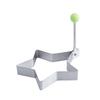 Stainless Steel Pancake Mold Ring with Handle Adjustable Shape Kitchen Baking Tool for Cooking Batter Pancakes Crepes and Eggs