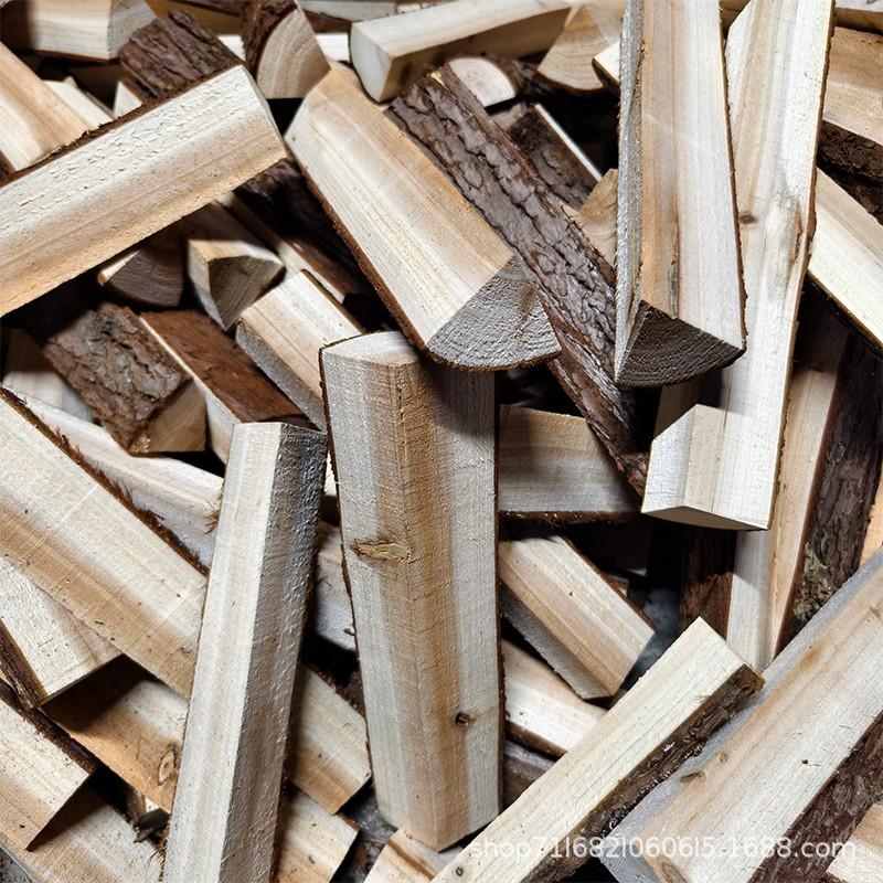 Solid Wood Firewood Ornament for Living Room, Fireplace, and Picnic Decor