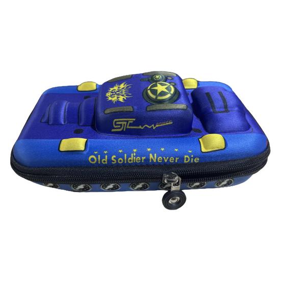 

Пенал большой вместимости с гладкой молнией, креативный портативный органайзер для ручек в форме танка