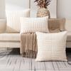 Push Pillowcase Without Core Braided Plush Pillowcase Office Sofa Waist Pillow Bed Head Cushion