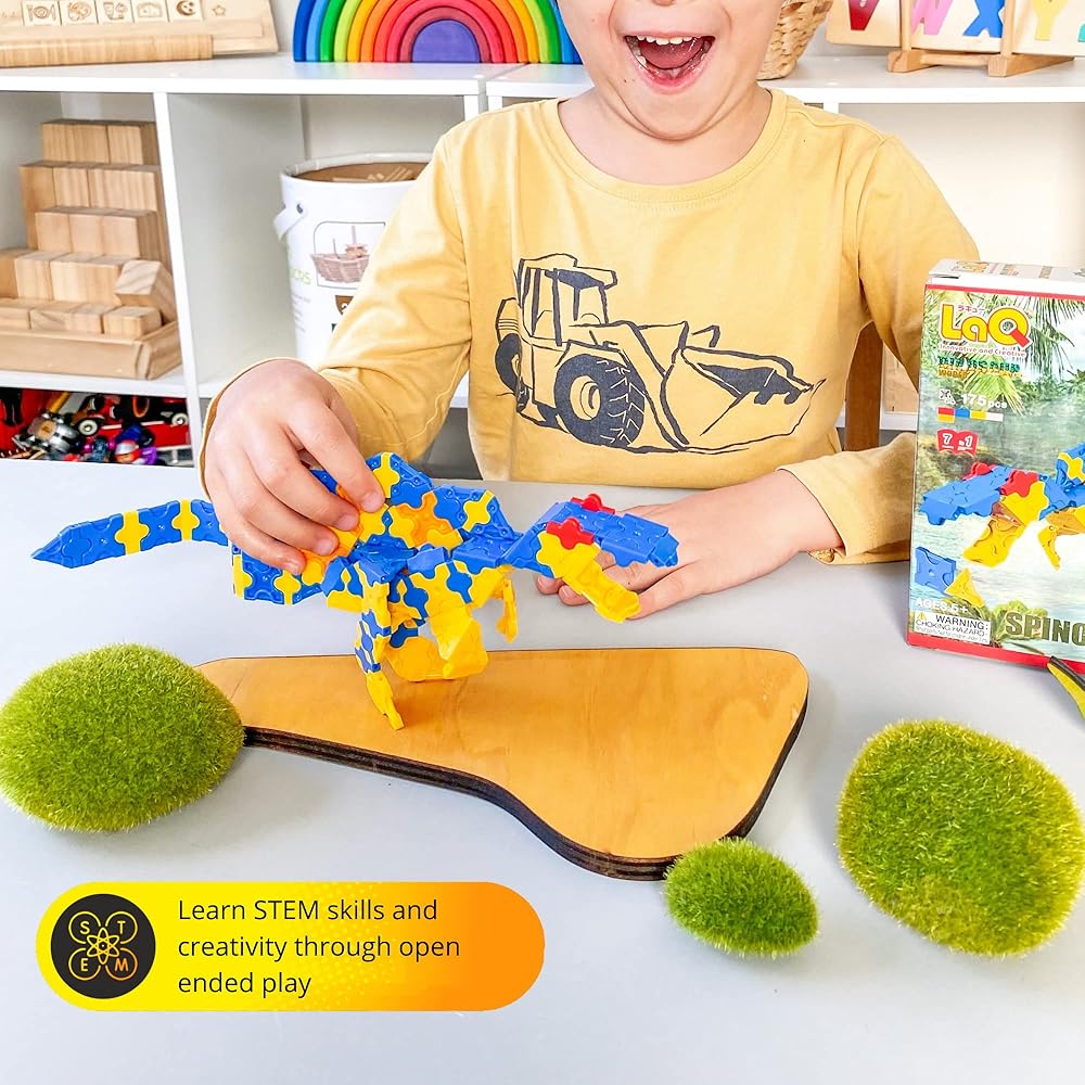 Yoshiritsu LaQ Dinosaur World Spinosaurus Building Set Educational Toy for Kids