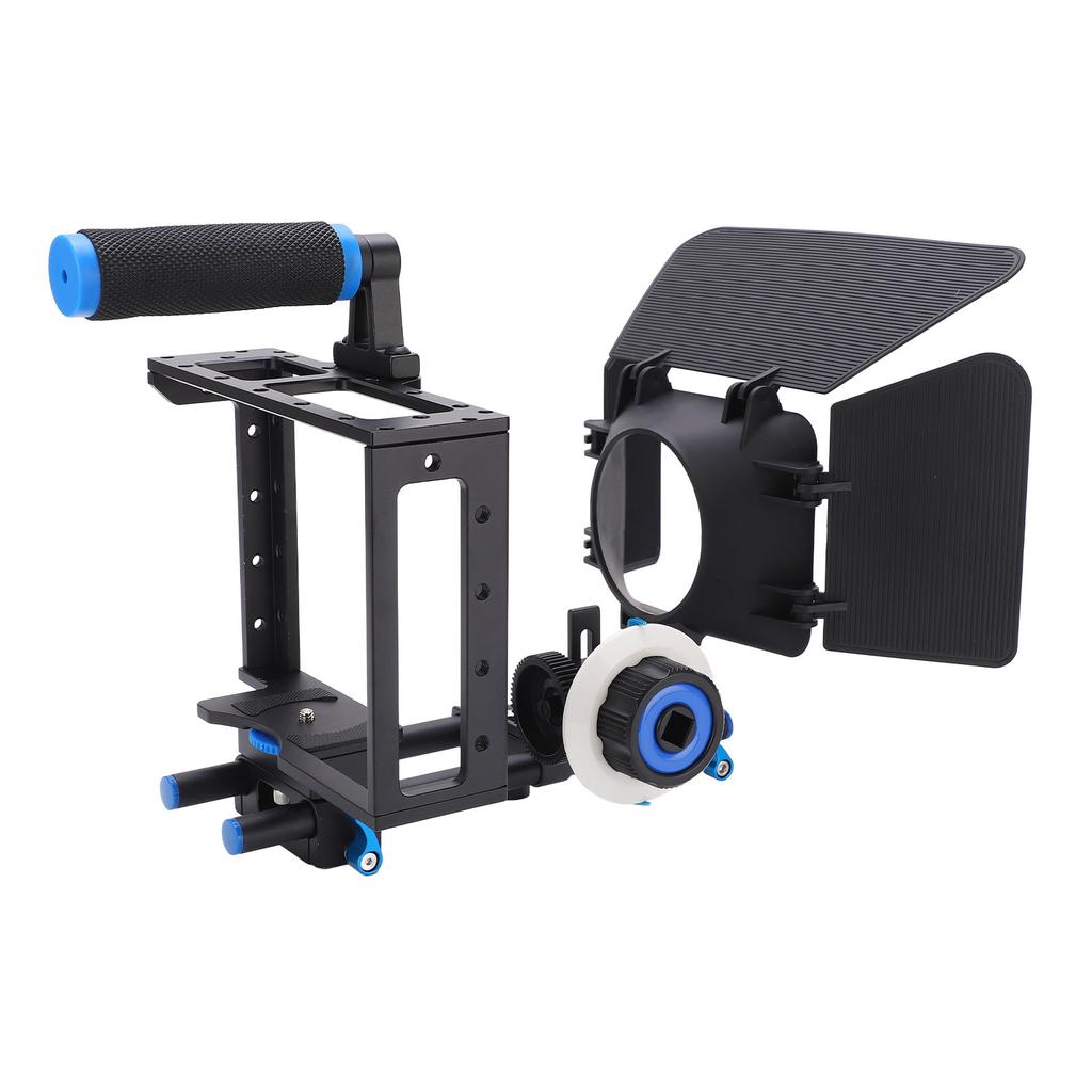 Aluminum DSLR Camera Camcorder Video Cage Rig Kit Film Making System with Follow Focus