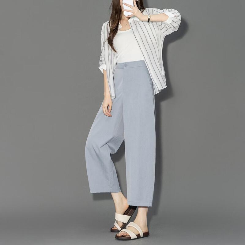 Demana Women's Cropped Casual Trousers