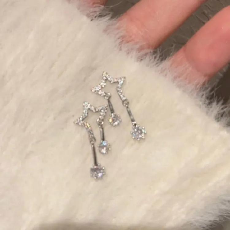 Adorable Star Ear Studs Perfect Ear Accessories Alloy Texture Women Pendiente Simple Earring Suitable for Everyday Wear