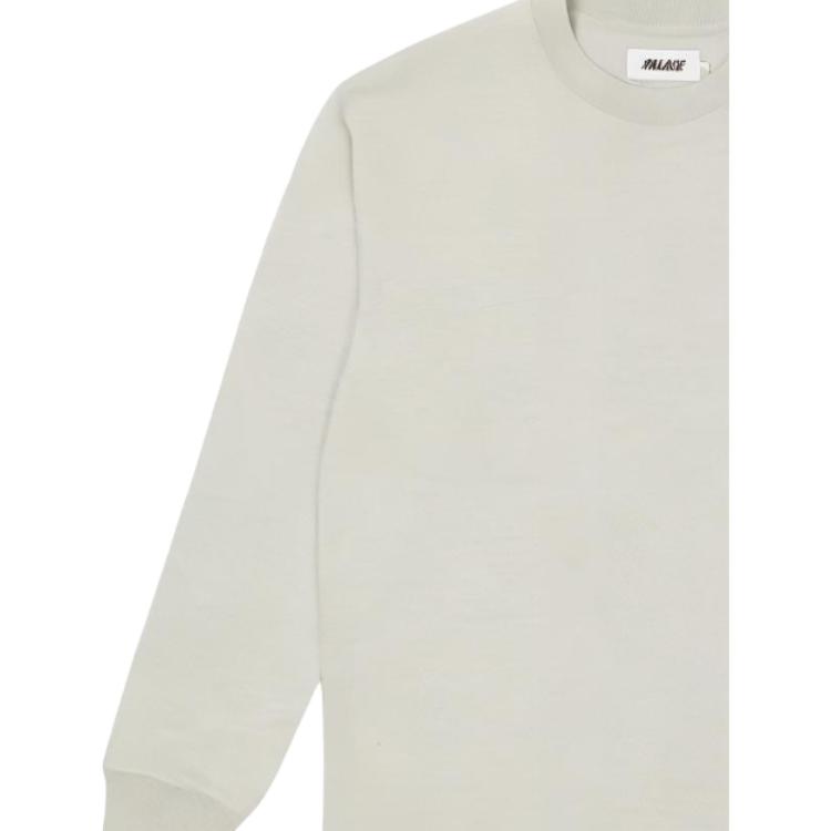 Palace Mock Neck 320 Crew Sweatshirt Men Sweatshirt Grey P23ES103