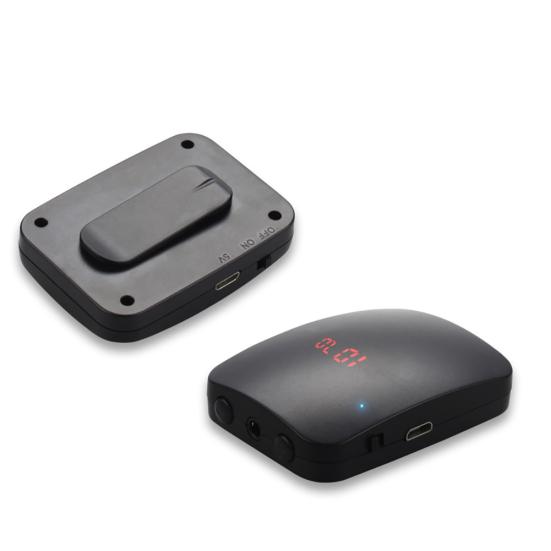 Wireless Microphone FM Headset Collar Tour Radio Transmitter Guide Clip-On MIC
