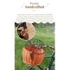 Wicker Bike Basket for Small Dogs Cats Pet Carrier Front Basket with Wire Mesh Cover