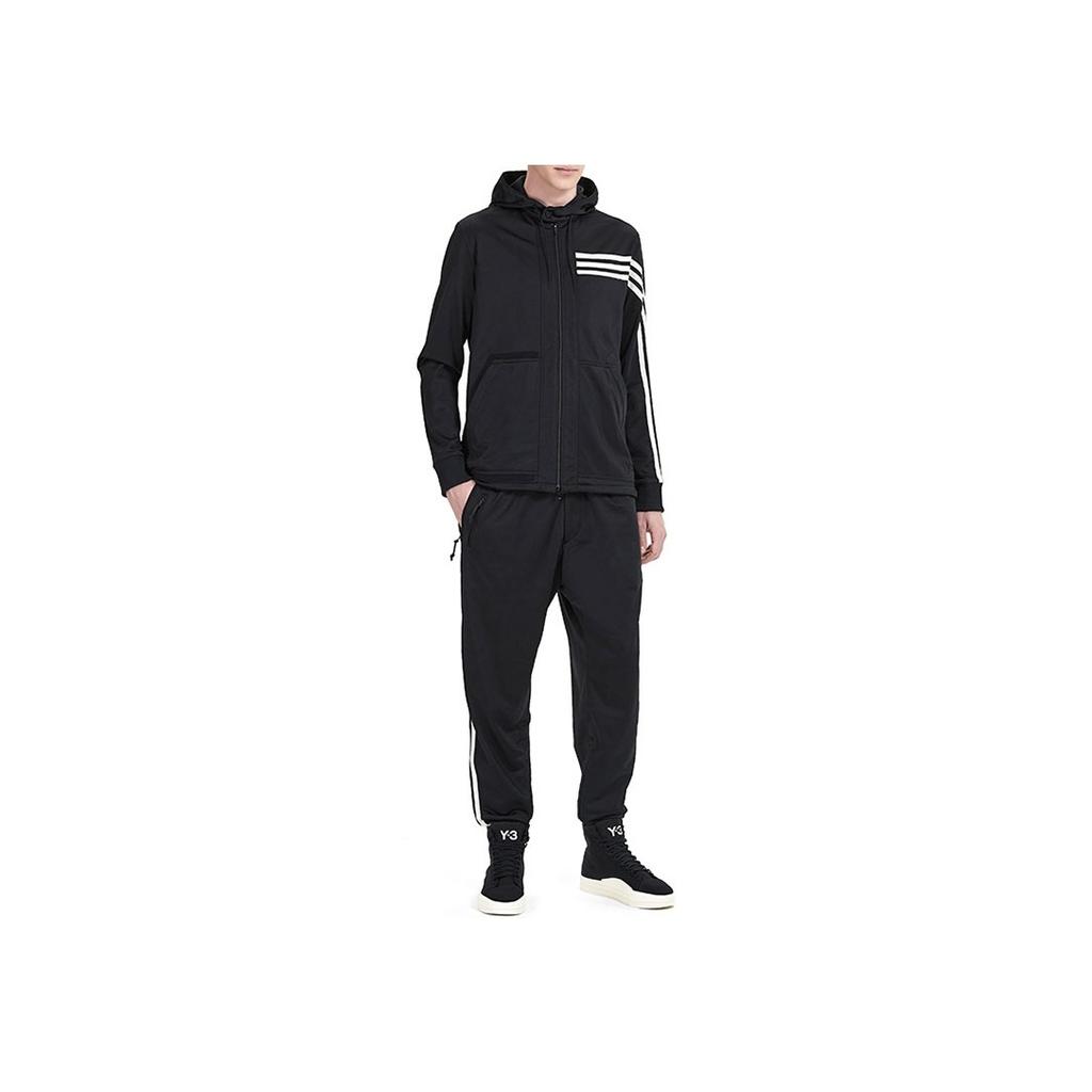 Y-3 FW21 Signature Side Stripe Sports Pants Unisex Pants Black FJ0460