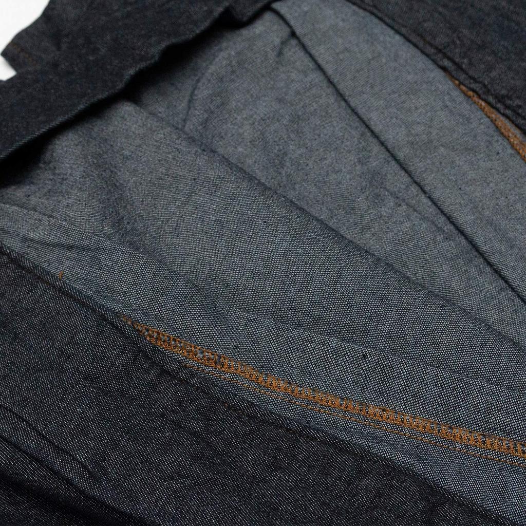 Washable denim kimono for women [KYOETSU] (M, black)