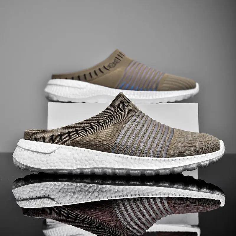 

Male Slipper Mules Sabot Soft Half Eva Elegant Mascullino Original Men s Shoe 2025 Fashion Low Price Trend Comfortable Slides 45