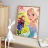 Disney Frozen Elsa and Anna Diamond Painting Art Kit Handmade DIY Home Decor Gifts