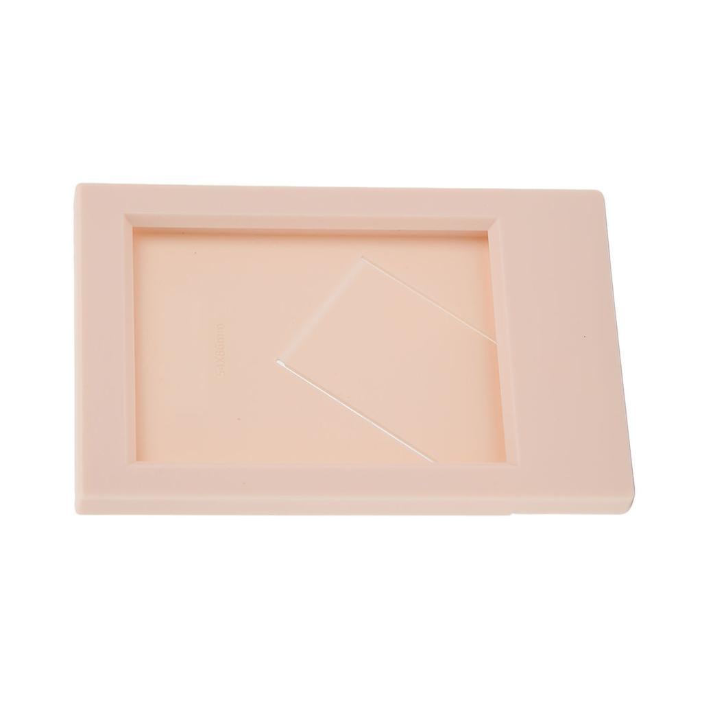 Photo Frame Plastic Rectangle Desktop Classical Stand Picture Frame for for 3in Photos